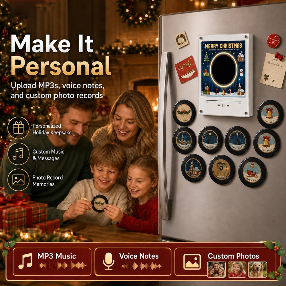🎄TYII™ Christmas Vinyl Magnetic Music Player