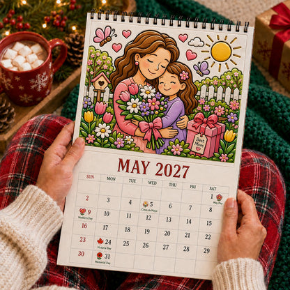 🎨Color Your Year 2027: Creative Coloring Calendarr📅