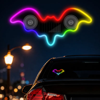 🦇Solar-Powered Bat Night Car Light
