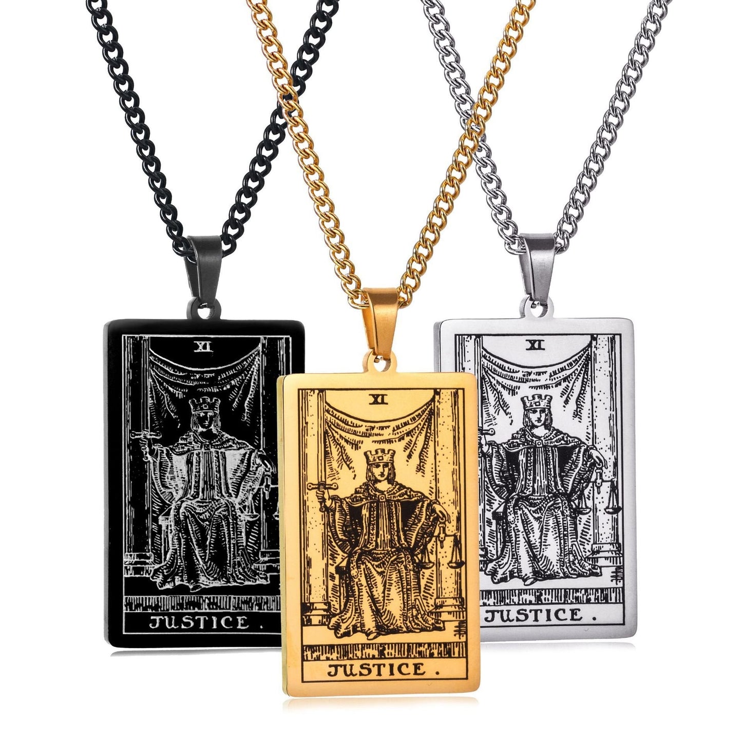 🔮 Mystical Tarot Card Pendant Necklace