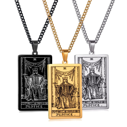 🔮 Mystical Tarot Card Pendant Necklace