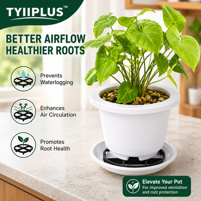TYIIPLUS™ Plant Pot Riser Stand for Better Drainage & Healthy Roots
