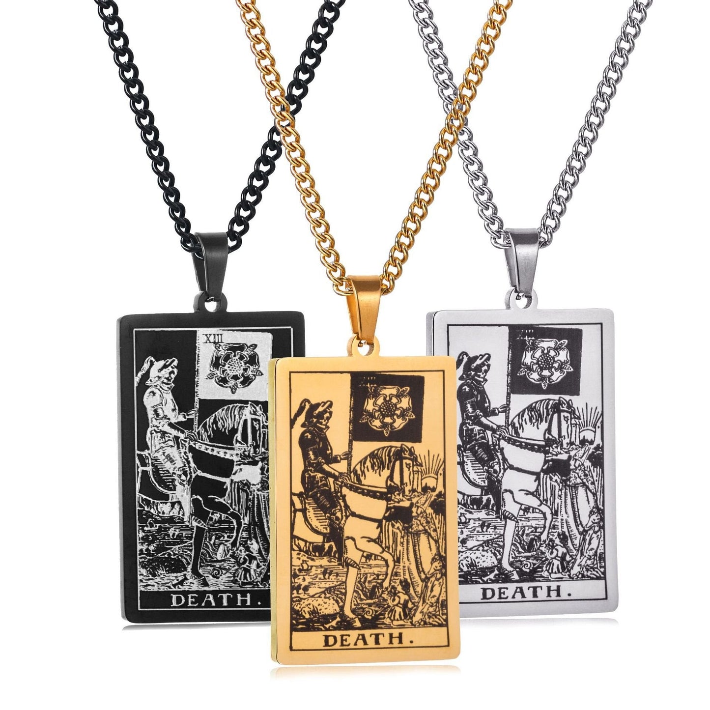 🔮 Mystical Tarot Card Pendant Necklace