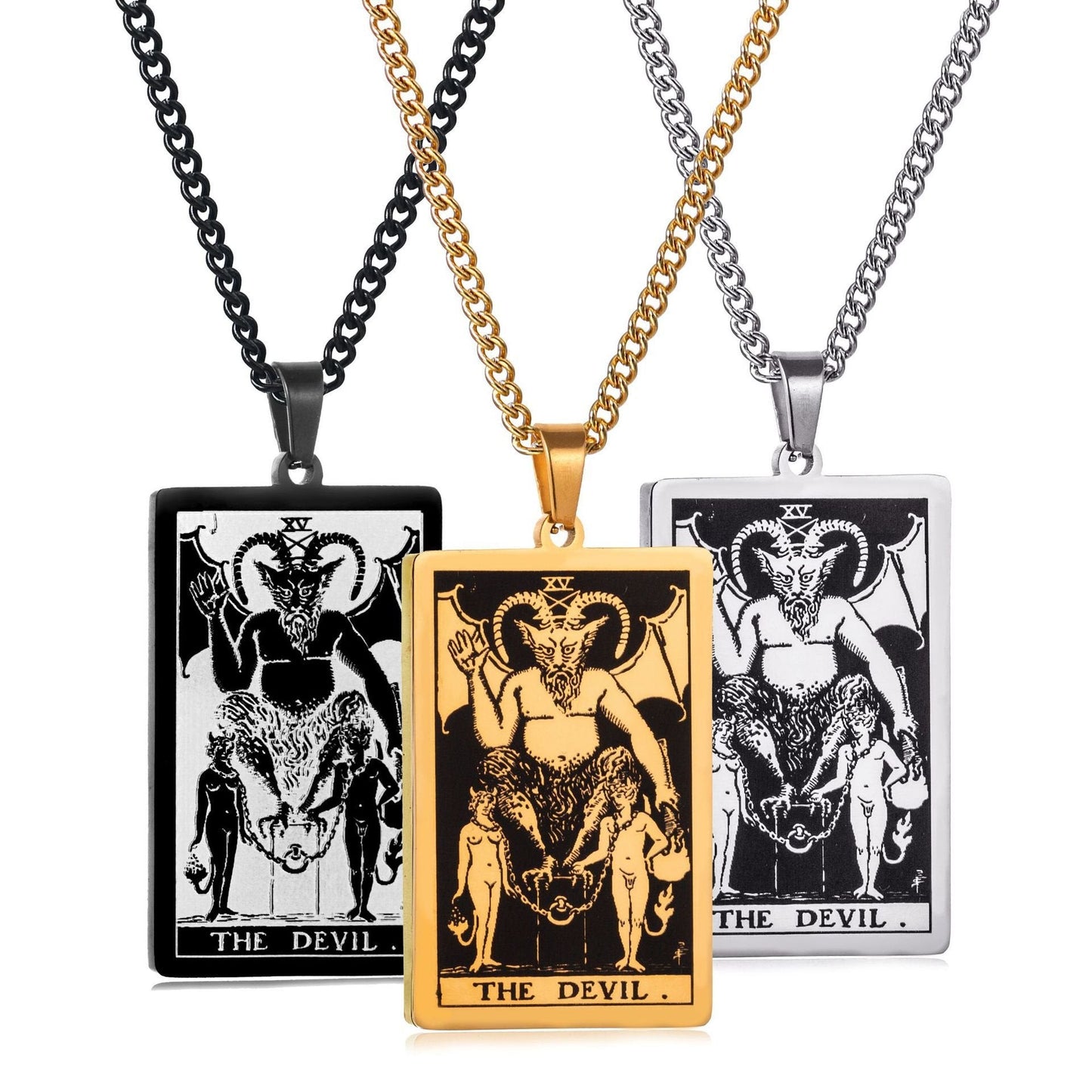 🔮 Mystical Tarot Card Pendant Necklace