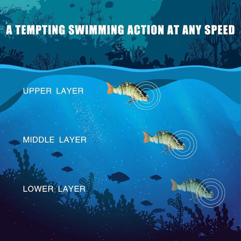 🎣 2" Lifelike Fishing Lures — Freshwater & Saltwater Ready