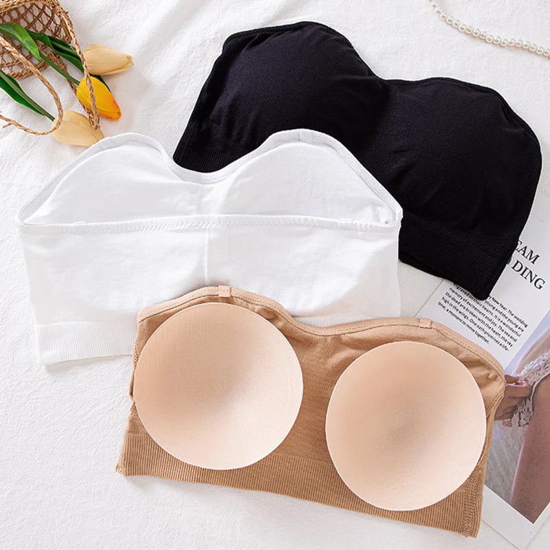 💖💃Convertible Strapless Push-Up Bra – Anti-Slip Support with Removable Straps