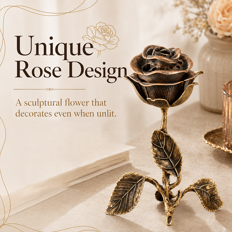 🌹Vintage Rose Incense Burner
