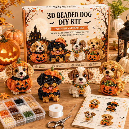 🎃🐶3D Halloween Dog DIY Art Set