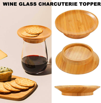 4 Pcs Wine Glass Charcuterie Topper
