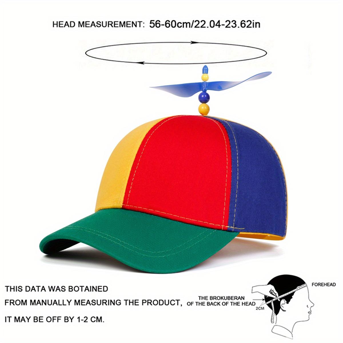 Unisex Propeller Baseball Cap – Adjustable Fun Windmill Hat for Outdoor Adventures
