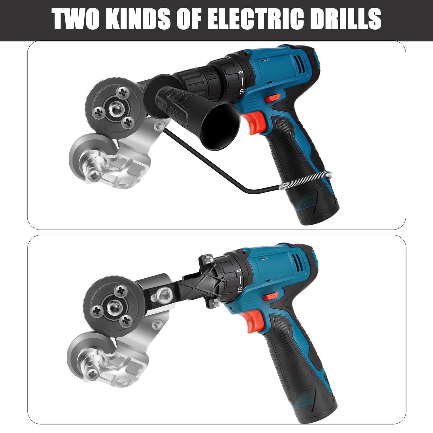 TYIIPLUS™ Electric Drill Plate Cutter Attachment