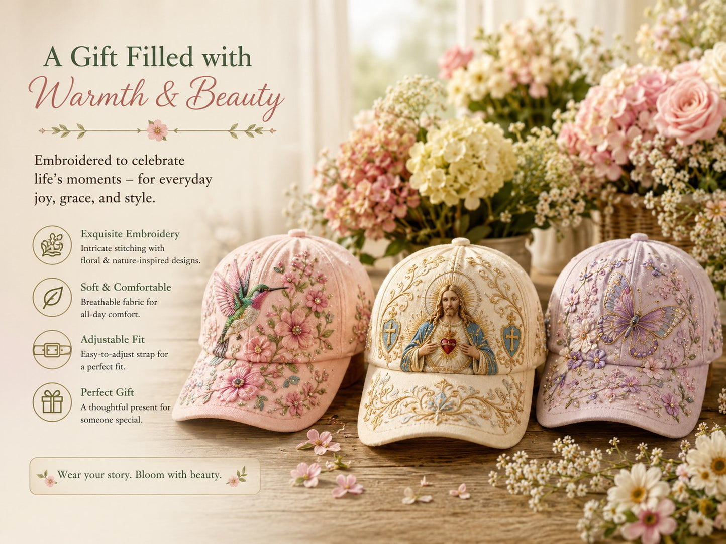 🌸🌿 Tyiiplus™ Garden Morning Cap