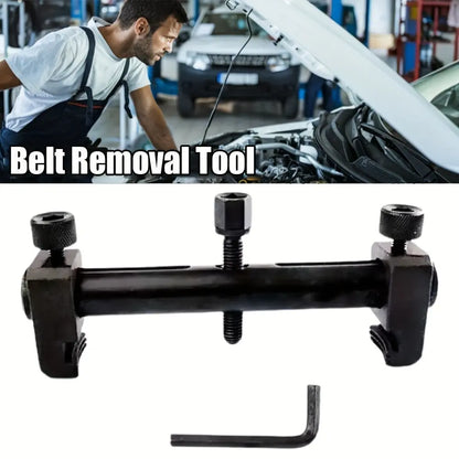 Adjustable Crankshaft & Power Steering Pump Pulley Removal Tool – Adjustable Puller with Ratchet Wrench