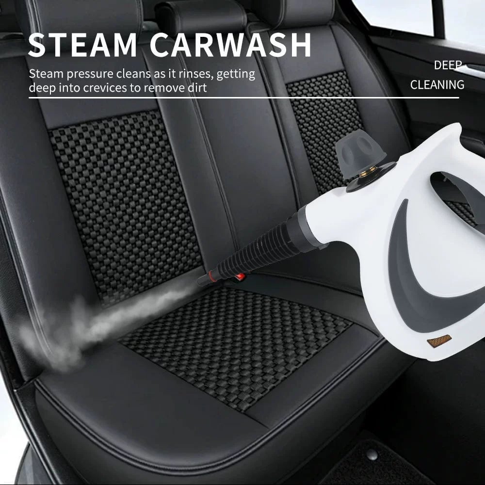 Handheld Pressurized Steam Cleaner with 12-Piece Accessory Kit