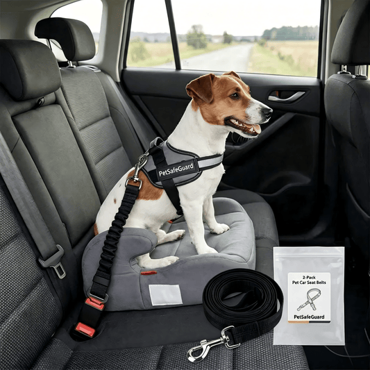 2-Pack Pet Dog & Cat Seat Belts for Cars
