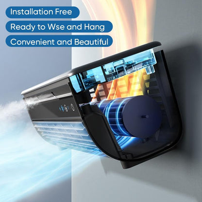 Upgraded 3 Wind Modes Portable Wireless Wall Mounted Air Conditioner