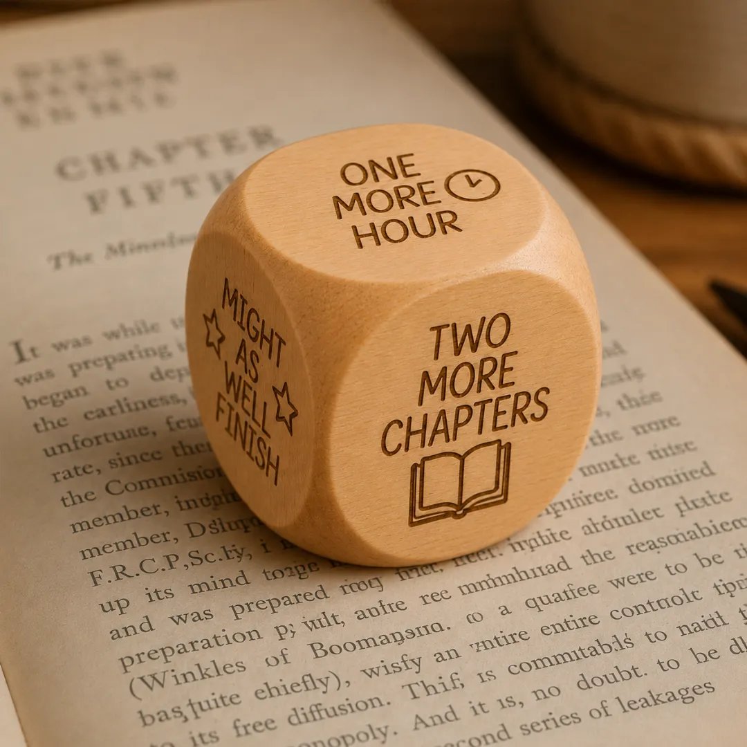🎲Wooden Reading Decision Dice