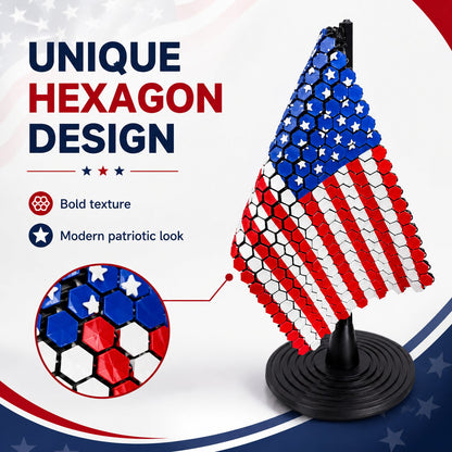 🇺🇸 Flag Chain Mail Patriotic Desk Decor