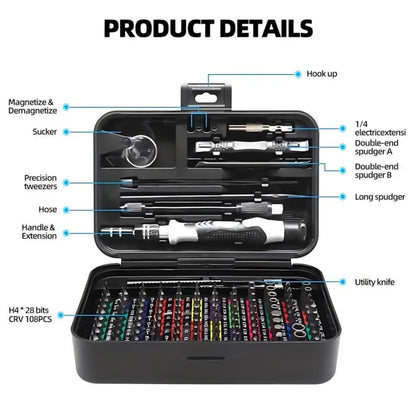 🛠️ 132-in-1 Precision Screwdriver Tool Kit