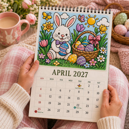 🎨Color Your Year 2027: Creative Coloring Calendarr📅