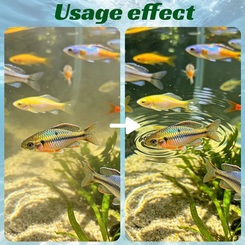 🧪Aquarium Water Purification Tablets | Bio-Safe Effervescent Formula for Crystal Clear Fish Tanks