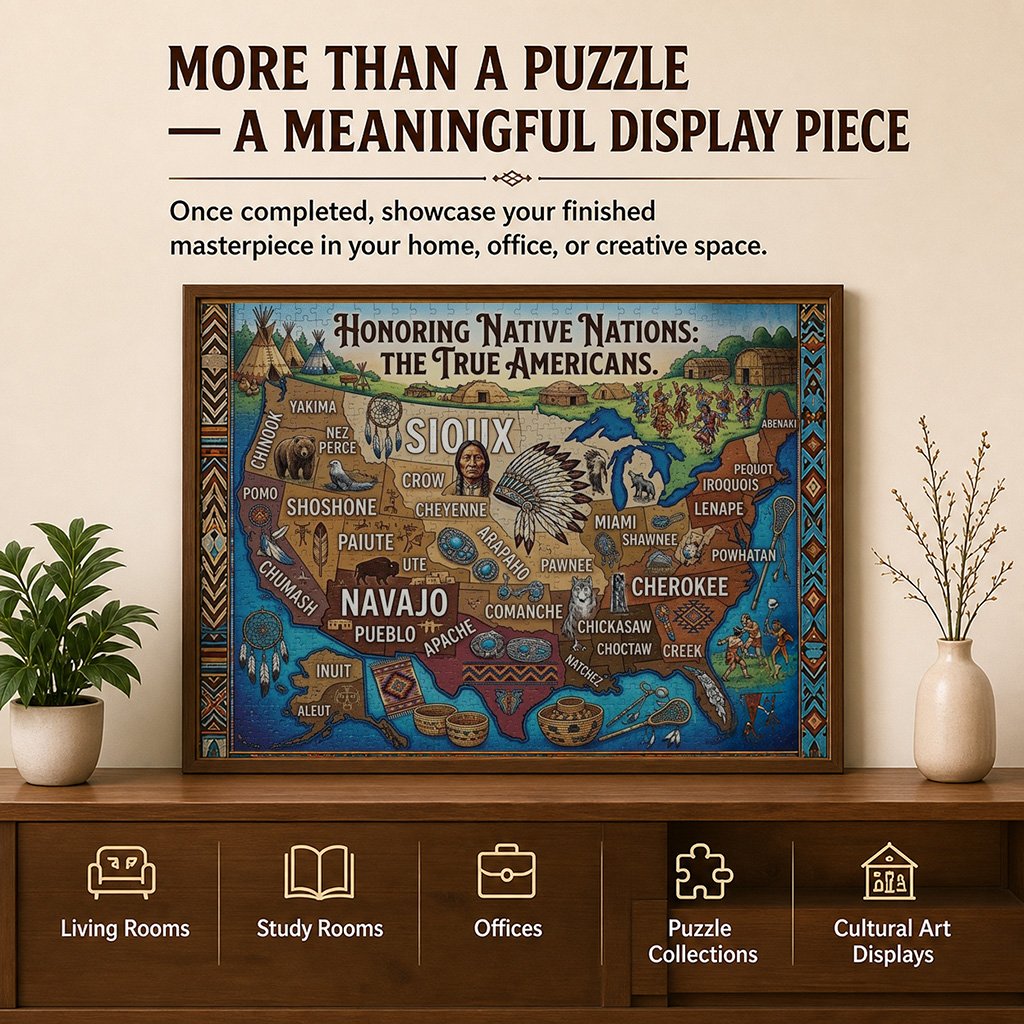 🧩Honoring Native Nations: The True Americans Jigsaw Puzzle