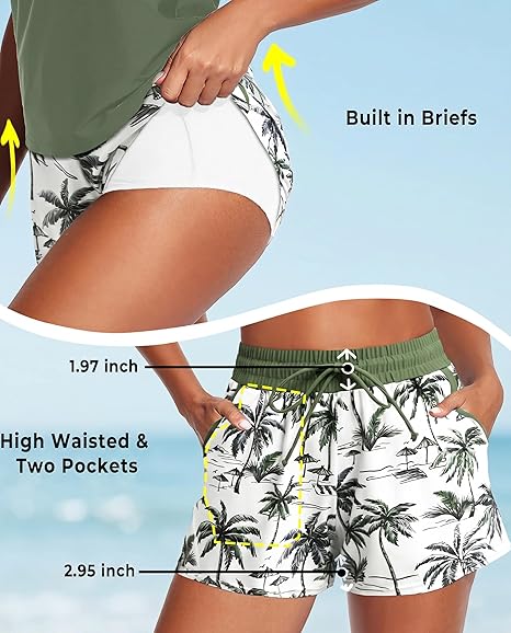 Tyiiplus™ 3 Piece Tankini with Shorts