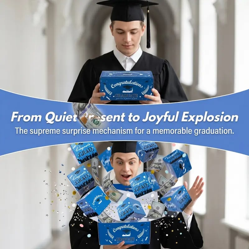 2026 Graduation Surprise Pop‑Up Gift Box – A Gift That Jumps with Joy 🎓✨