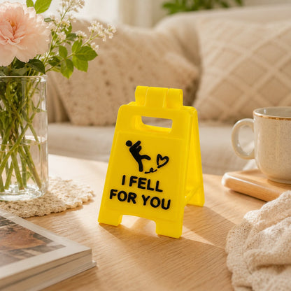 Romantic Message Sign: 'I Fell For You' | Long Distance Gift | Surprise Present