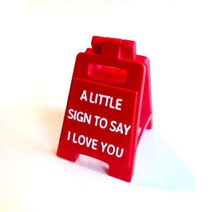 Romantic Message Sign: 'I Fell For You' | Long Distance Gift | Surprise Present