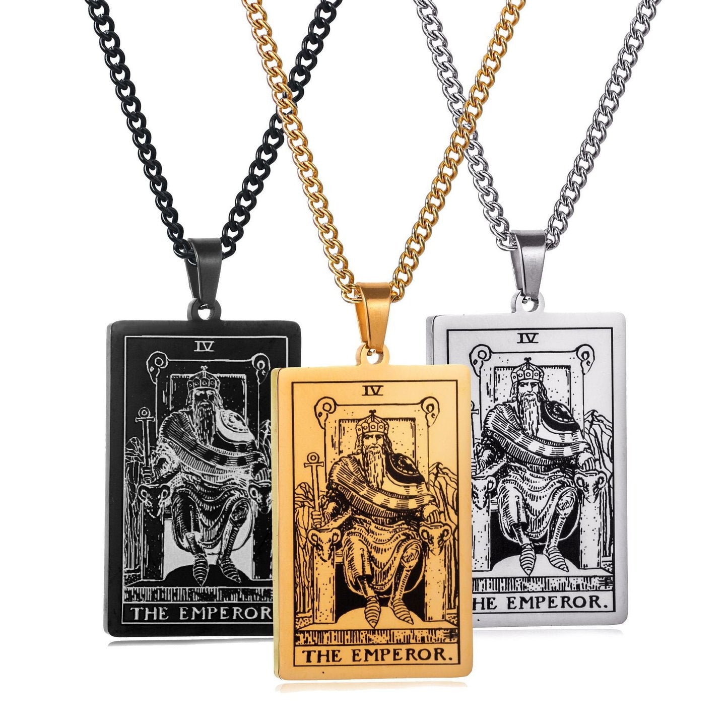 🔮 Mystical Tarot Card Pendant Necklace