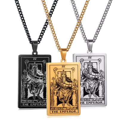 🔮 Mystical Tarot Card Pendant Necklace