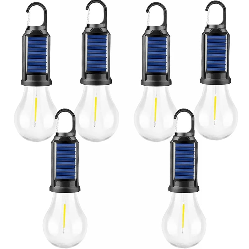 💡Rechargeable Solar LED Light Bulbs with Waterproof Clip Hook💡