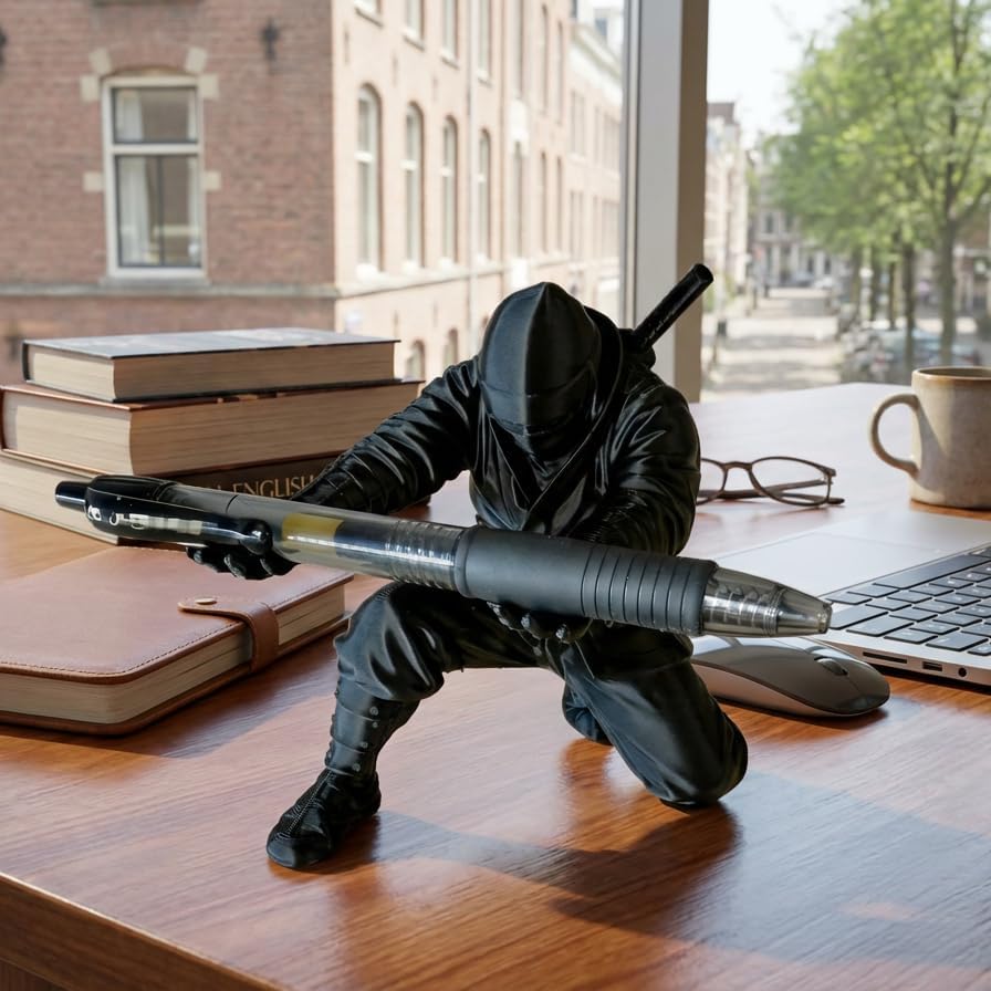 ⚔️3D Printed Ninja Pen Holder Desk Organizer