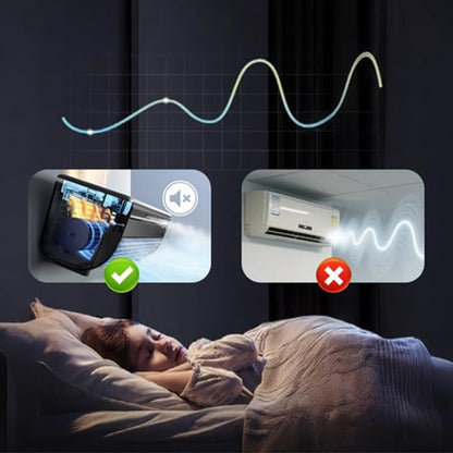 Upgraded 3 Wind Modes Portable Wireless Wall Mounted Air Conditioner