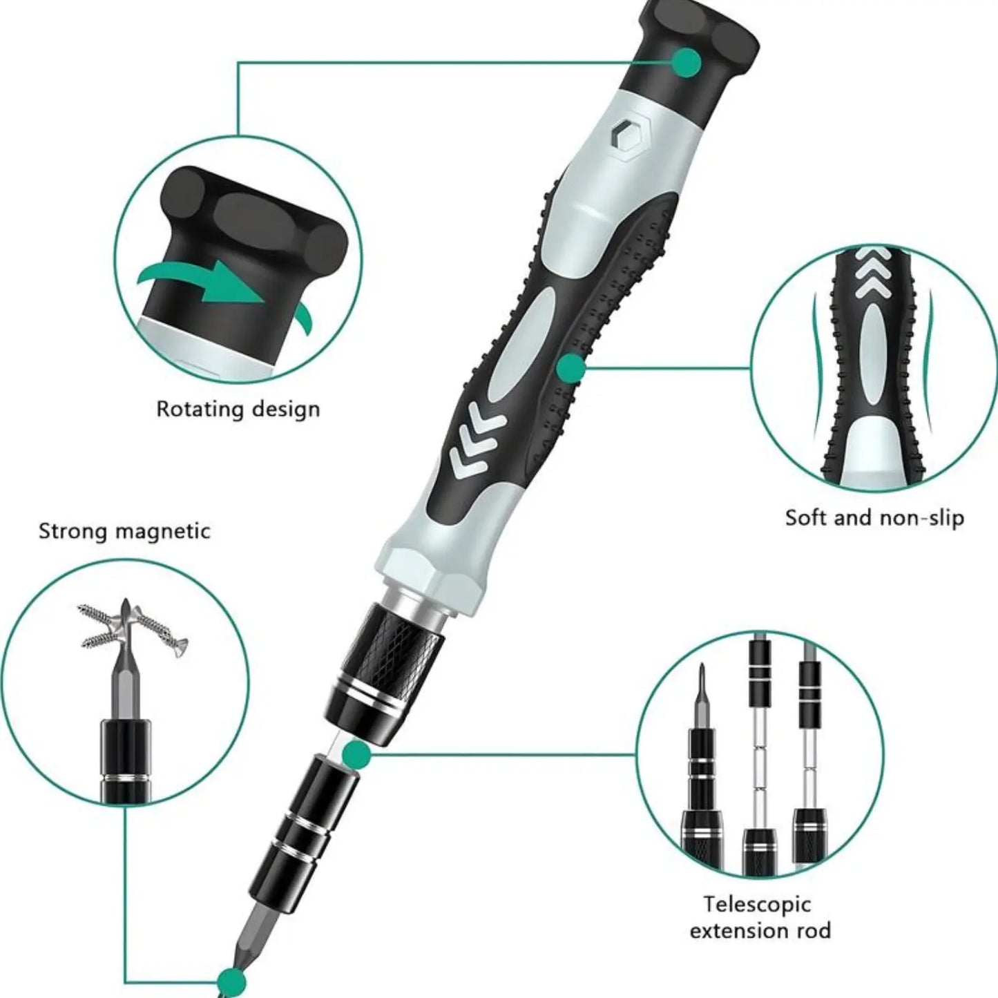 🛠️ 132-in-1 Precision Screwdriver Tool Kit