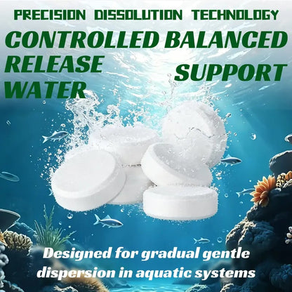 🧪Aquarium Water Purification Tablets | Bio-Safe Effervescent Formula for Crystal Clear Fish Tanks