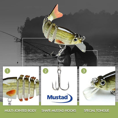 🎣 2" Lifelike Fishing Lures — Freshwater & Saltwater Ready