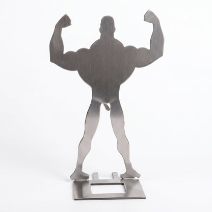 Funny BBQ Stand Muscle Man Hot Dog Holder
