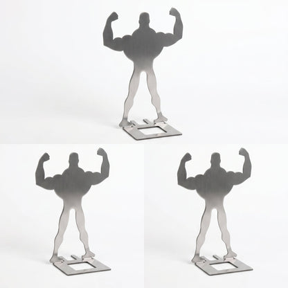 Funny BBQ Stand Muscle Man Hot Dog Holder