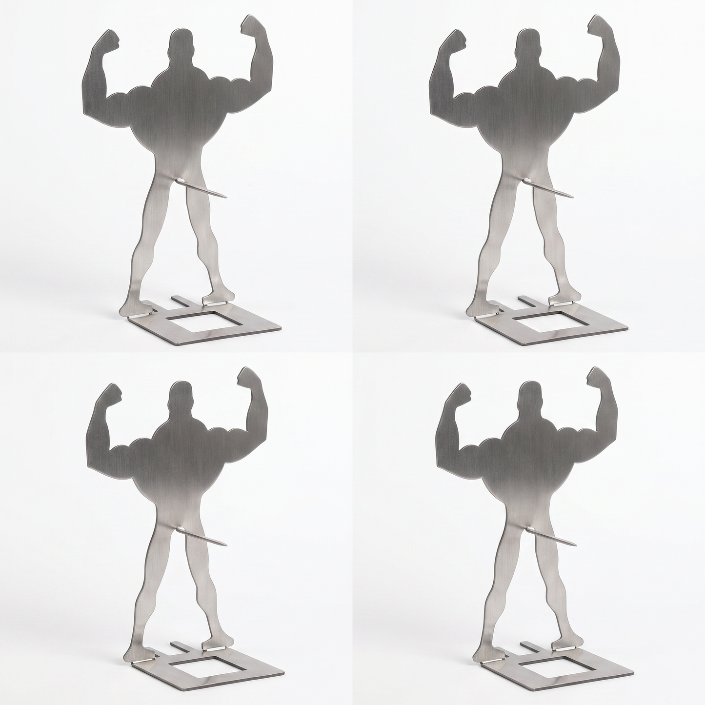 Funny BBQ Stand Muscle Man Hot Dog Holder