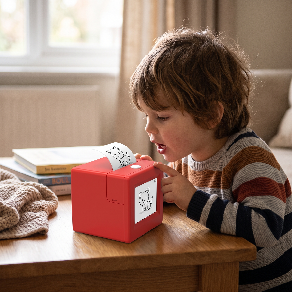 TYIIFIND AI Voice-Activated Mini Sticker Printer