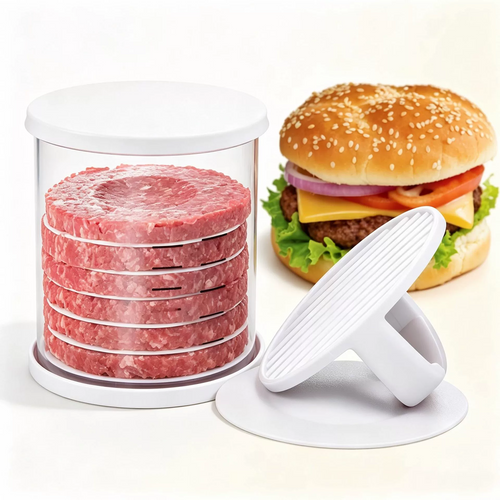 Food Grade Burger Press Patty Maker, Manual Kitchen Tool for BBQ