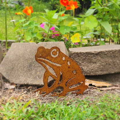Handmade Metal Garden Art - Rusted Garden Decor