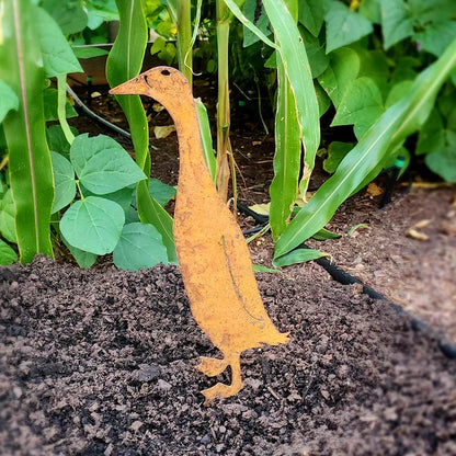 Handmade Metal Garden Art - Rusted Garden Decor