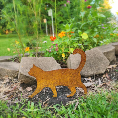 Handmade Metal Garden Art - Rusted Garden Decor
