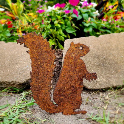 Handmade Metal Garden Art - Rusted Garden Decor