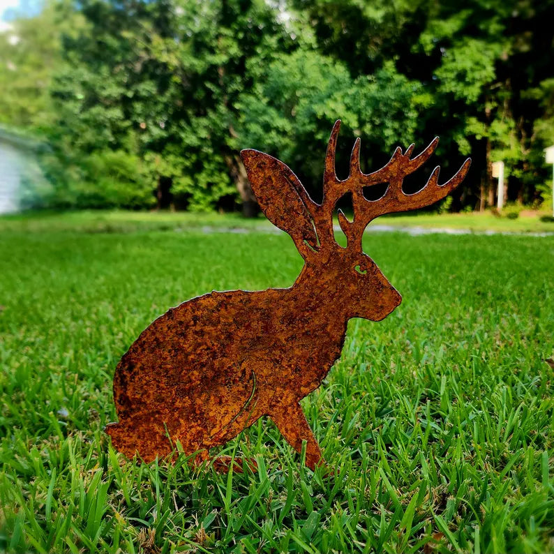 Handmade Metal Garden Art - Rusted Garden Decor