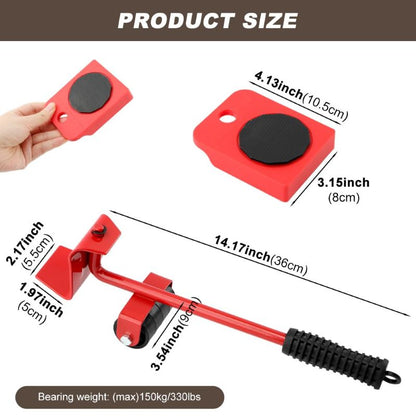 Furniture lifting tool set