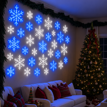 ❄️TYIIFIND LED Snowflake Wall Light Set (12 Pcs)